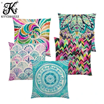 Watercolor Boho Mandala Waves Coral Camo Stripe Paisley Geometry Rainbow Prints Colorful Cushion Cover Sofa Throw Pillow Case
Watercolor Boho Mandala Waves Coral Camo Stripe Paisley Geometry Rainbow Prints Colorful Cushion Cover Sofa Throw Pillow Case