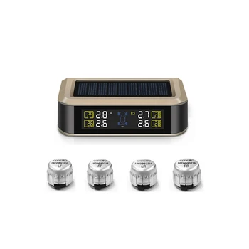 T601X-WF TPMS Car Auto Wireless Tire Pressure Monitoring System Solar Power Digital LCD Color Display With 4 External
T601X-WF TPMS Car Auto Wireless Tire Pressure Monitoring System Solar Power Digital LCD Color Display With 4 External