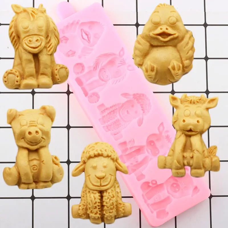 3D Lion Sheep Duck Silicone Mold Animals Fondant Molds DIY Party Cake Decorating Tools Resin Soap Candy Chocolate Gumpaste Mould
3D Lion Sheep Duck Silicone Mold Animals Fondant Molds DIY Party Cake Decorating Tools Resin Soap Candy Chocolate Gumpaste Mould