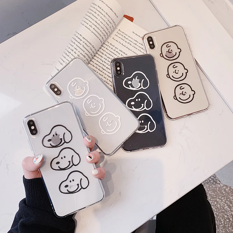 Japan cute cartoon phone case For iphone Xs MAX XR X 6 6s 7 8 plus 11Pro Max couple clear soft TPU Charlie Brown back Cover
Japan cute cartoon phone case For iphone Xs MAX XR X 6 6s 7 8 plus 11Pro Max couple clear soft TPU Charlie Brown back Cover