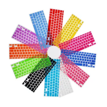 

EU layout German/Germany Colorful Silicone Keyboard Skin Protection sticker for 13" 15" inch Mac Macbook Air Pro Retina/Imac G6