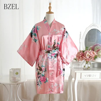 BZEL New Sexy Short Lingerie Silk Robe Wedding Braidsmaid Maid Of Honor Robes Floral Kimono Sleepwear Robe Night Gown 18 Colors
BZEL New Sexy Short Lingerie Silk Robe Wedding Braidsmaid Maid Of Honor Robes Floral Kimono Sleepwear Robe Night Gown 18 Colors