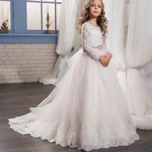 Cute Lace Flower girl Dresses for Weddings First Communion Dresses for girls Primera Comunion Princess Clothing Custom Size
Cute Lace Flower girl Dresses for Weddings First Communion Dresses for girls Primera Comunion Princess Clothing Custom Size