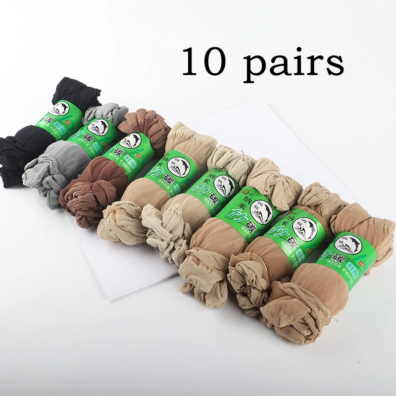 10pairs Crystal Silk Socks Lady Summer Thin Anti-odor and Anti-hook Silk Colorless Traceless Elastic Ultra-thin Short Silk Socks
10pairs Crystal Silk Socks Lady Summer Thin Anti-odor and Anti-hook Silk Colorless Traceless Elastic Ultra-thin Short Silk Socks