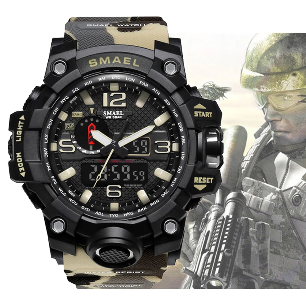 SUNFASHION Men's Military Sport Watch Male Top Brand Luxury Famous Electronic LED Digital Wrist Watch For Men Relogio Masculino
SUNFASHION Men's Military Sport Watch Male Top Brand Luxury Famous Electronic LED Digital Wrist Watch For Men Relogio Masculino