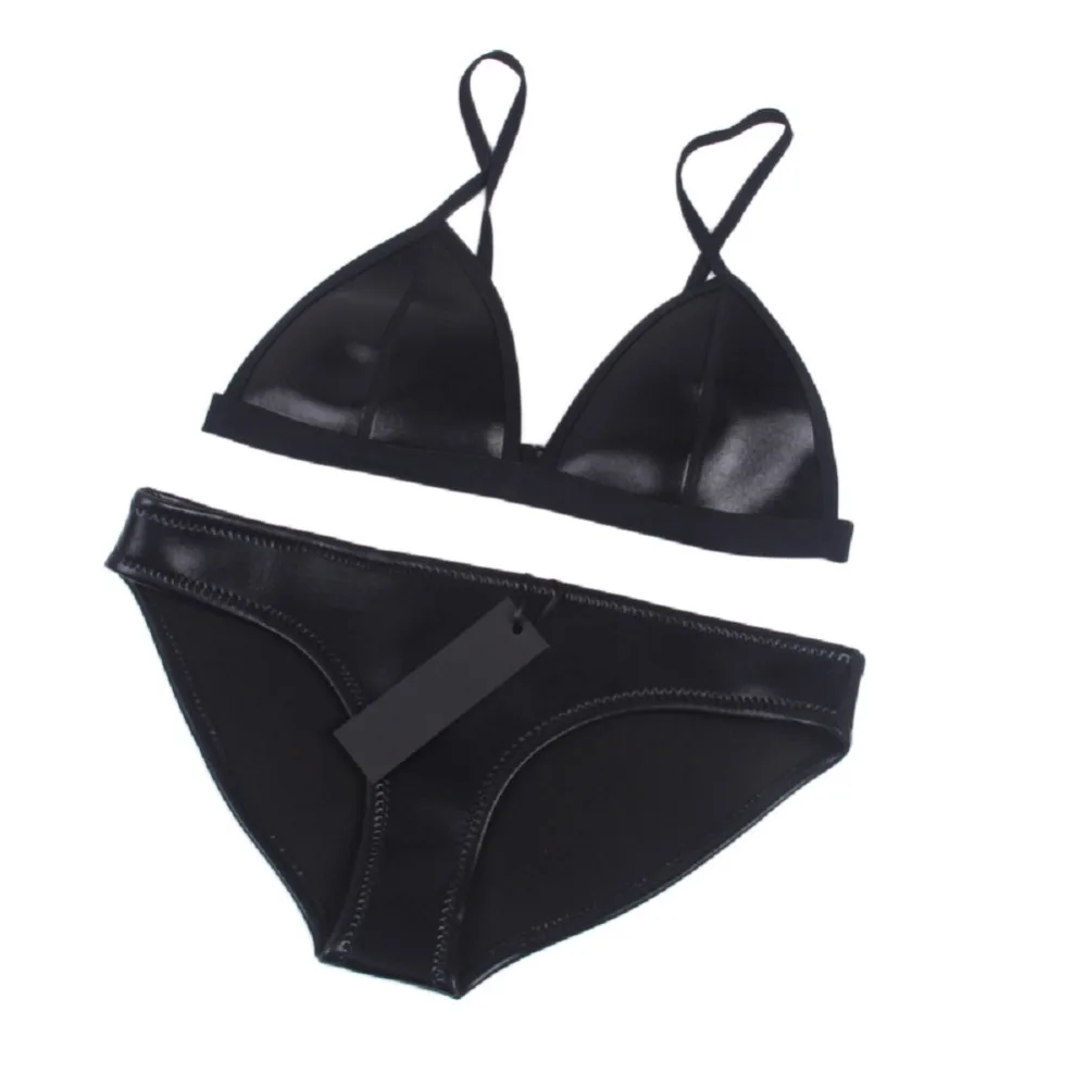 2017 New Design Mesh Patchwork Women 100% Real Neoprene Bikini Set Swimwear Swimsuit Bathing Suit Top & Bottom Biquini
2017 New Design Mesh Patchwork Women 100% Real Neoprene Bikini Set Swimwear Swimsuit Bathing Suit Top & Bottom Biquini