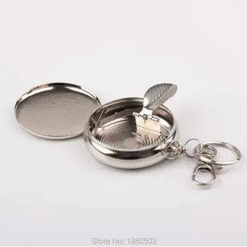 Wholesale Mini Small pocket portable round Ashtray For outdoor Christmas Gift with key chain
Wholesale Mini Small pocket portable round Ashtray For outdoor Christmas Gift with key chain