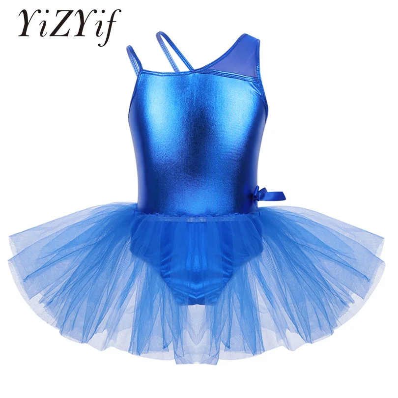 YiZYiF Girls Leotards Ballet Tutu Dress Glitter Camisole Dress Glossy One Shoulder with Mesh Splice Bowknot Ballet Dancing Dress
YiZYiF Girls Leotards Ballet Tutu Dress Glitter Camisole Dress Glossy One Shoulder with Mesh Splice Bowknot Ballet Dancing Dress
