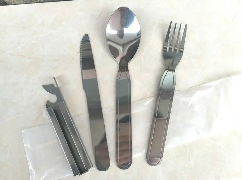 Portable tableware Outdoor Picnic Utensils Stainless Steel Spoon Fork Knife Dinnerware Camping Cutlery Utensils sets
Portable tableware Outdoor Picnic Utensils Stainless Steel Spoon Fork Knife Dinnerware Camping Cutlery Utensils sets