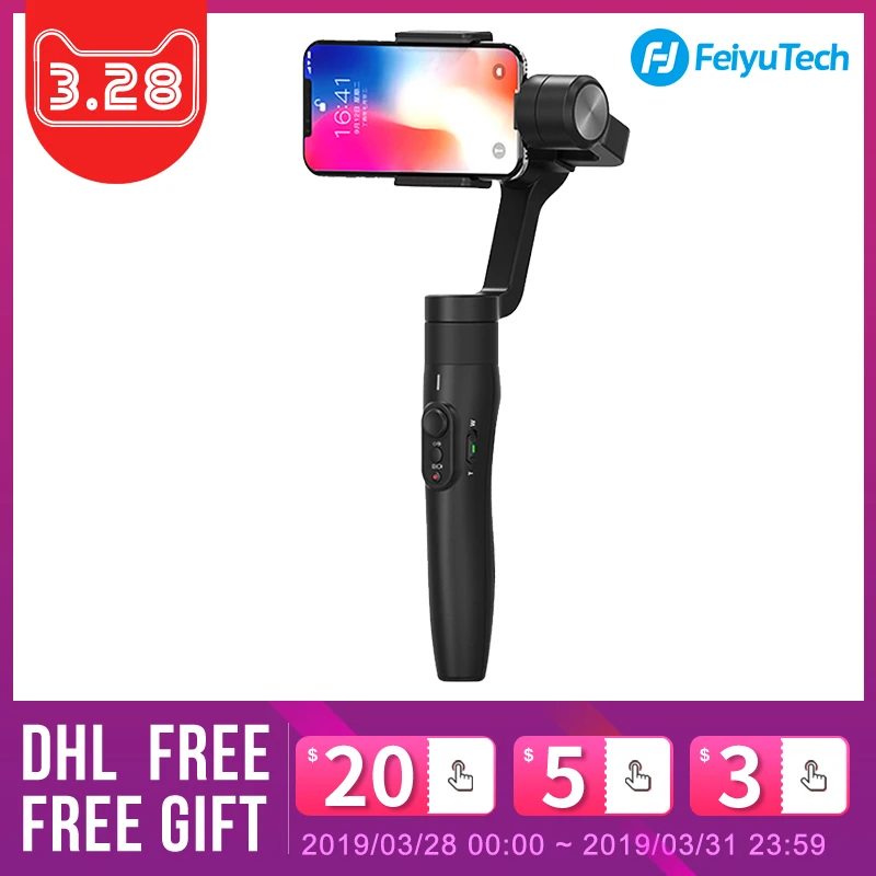 New FeiyuTech FY Vimble 2 3 Axis Handheld Gimbal Stabilizer For I-Phone HUAWEI Mi 5 Handle Gopro5/4/3 Extended Pole Pk Smooth Q
New FeiyuTech FY Vimble 2 3 Axis Handheld Gimbal Stabilizer For I-Phone HUAWEI Mi 5 Handle Gopro5/4/3 Extended Pole Pk Smooth Q