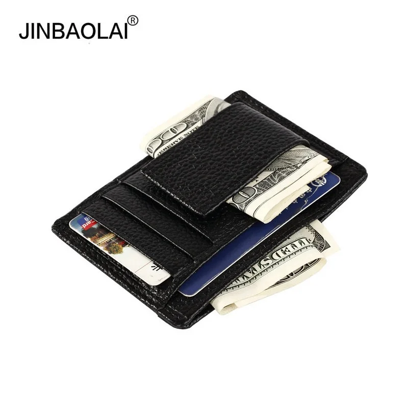 JINBAOLAI Men's Genuine Leather Money Clip Famous Brand Money Clip Wallet for Cash Fashion Designer Wallet for Cards and Money
JINBAOLAI Men's Genuine Leather Money Clip Famous Brand Money Clip Wallet for Cash Fashion Designer Wallet for Cards and Money