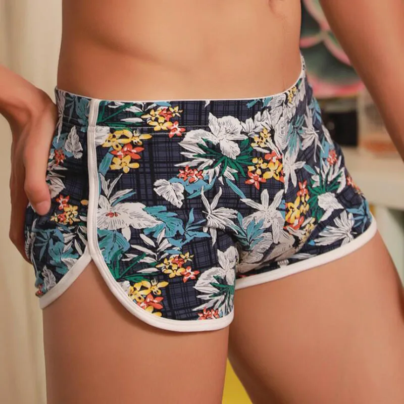 Underwear Men Cotton Floral Panties Fashion Cartoon Cute Underwear Flower Printing Boxer Shorts Home Loose Underpants For Men
Underwear Men Cotton Floral Panties Fashion Cartoon Cute Underwear Flower Printing Boxer Shorts Home Loose Underpants For Men
