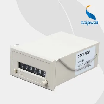 High Quality 6 Digits Mechanical Counter / Digital Counter DC 20time/sec. AC 10time/sec. (SP-CSK6-NKW)
High Quality 6 Digits Mechanical Counter / Digital Counter DC 20time/sec. AC 10time/sec. (SP-CSK6-NKW)