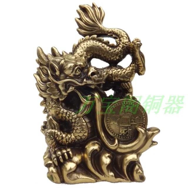 Zodiac dragon decoration copper dragon decoration crafts lucky golden dragon Bronze
Zodiac dragon decoration copper dragon decoration crafts lucky golden dragon Bronze