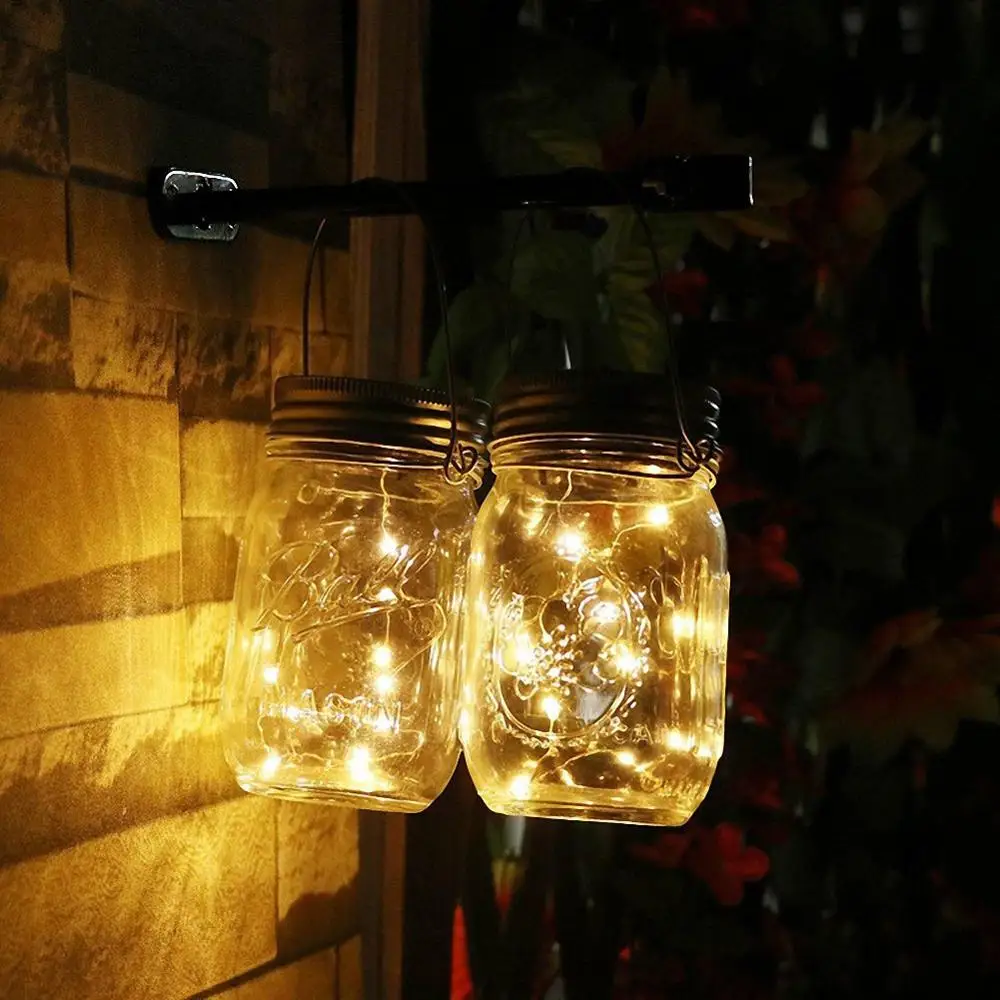 Solar Lights ( Jar & Handle Included) for Party Wedding - 10 LED Lights Jar Waterproof Hanging & Path Light Garden Outdoor
Solar Lights ( Jar & Handle Included) for Party Wedding - 10 LED Lights Jar Waterproof Hanging & Path Light Garden Outdoor