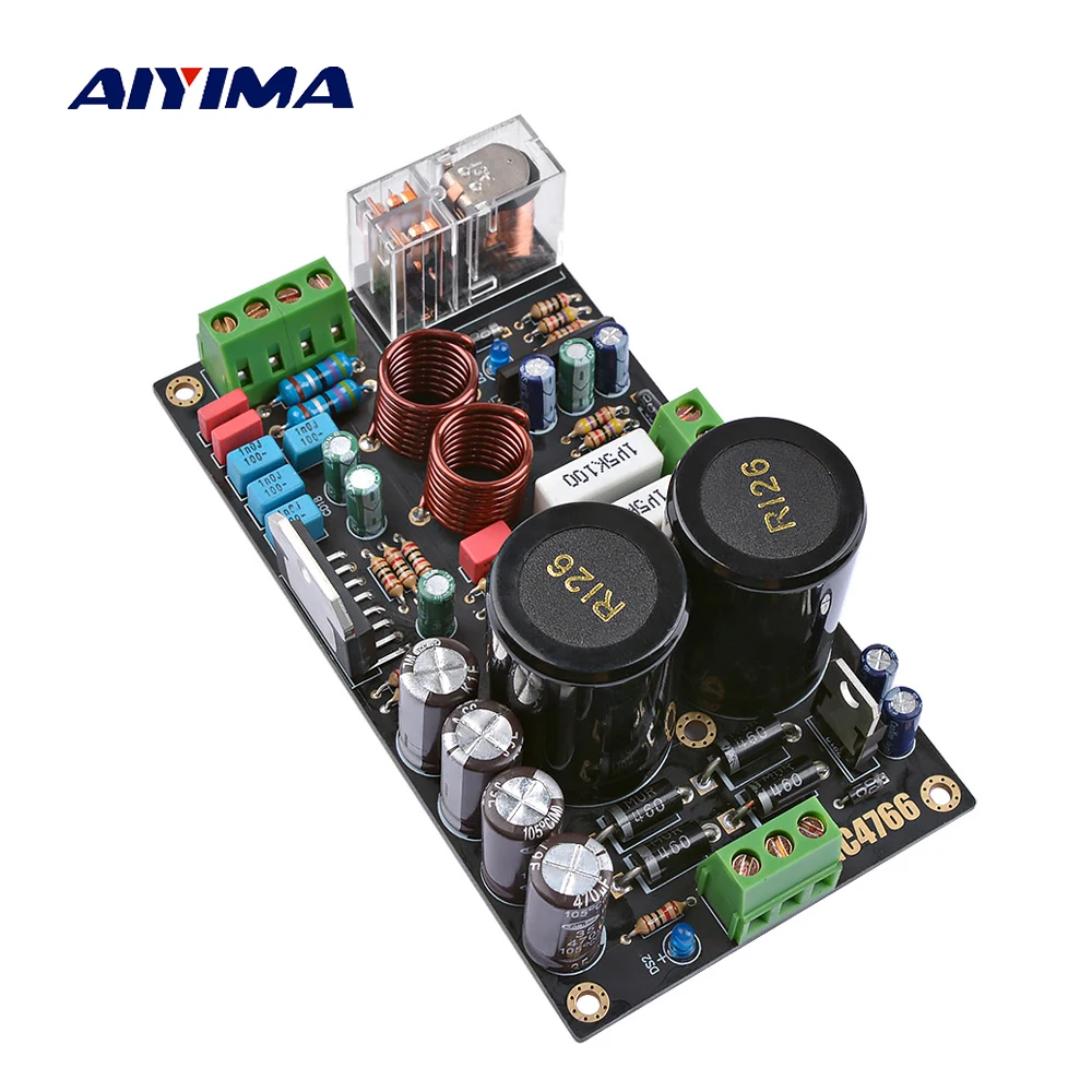 

AIYIMA LM4766 Audio Sound Amplifier Board Amplificador 40Wx2 Hifi Stereo Power Amplifiers 2.0 AMP For Sound Speaker Home Theater