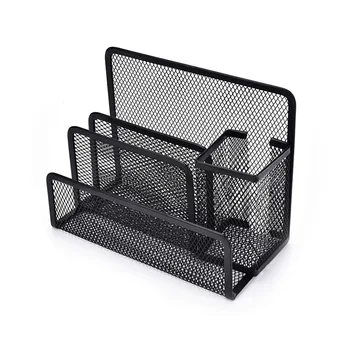 Metal Multi-functional Pen Holder File Paper Organiser Storage Collection Office School Supplies Mesh Desk Organizer
Metal Multi-functional Pen Holder File Paper Organiser Storage Collection Office School Supplies Mesh Desk Organizer