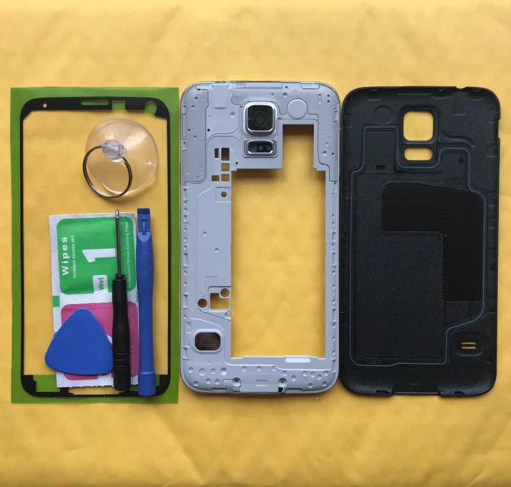Original Phone Housing Back Cases For Samsung Galaxy S5 G900F G900H G900I G900 Mid Middle Frame With Rear Battery Door Cover
Original Phone Housing Back Cases For Samsung Galaxy S5 G900F G900H G900I G900 Mid Middle Frame With Rear Battery Door Cover