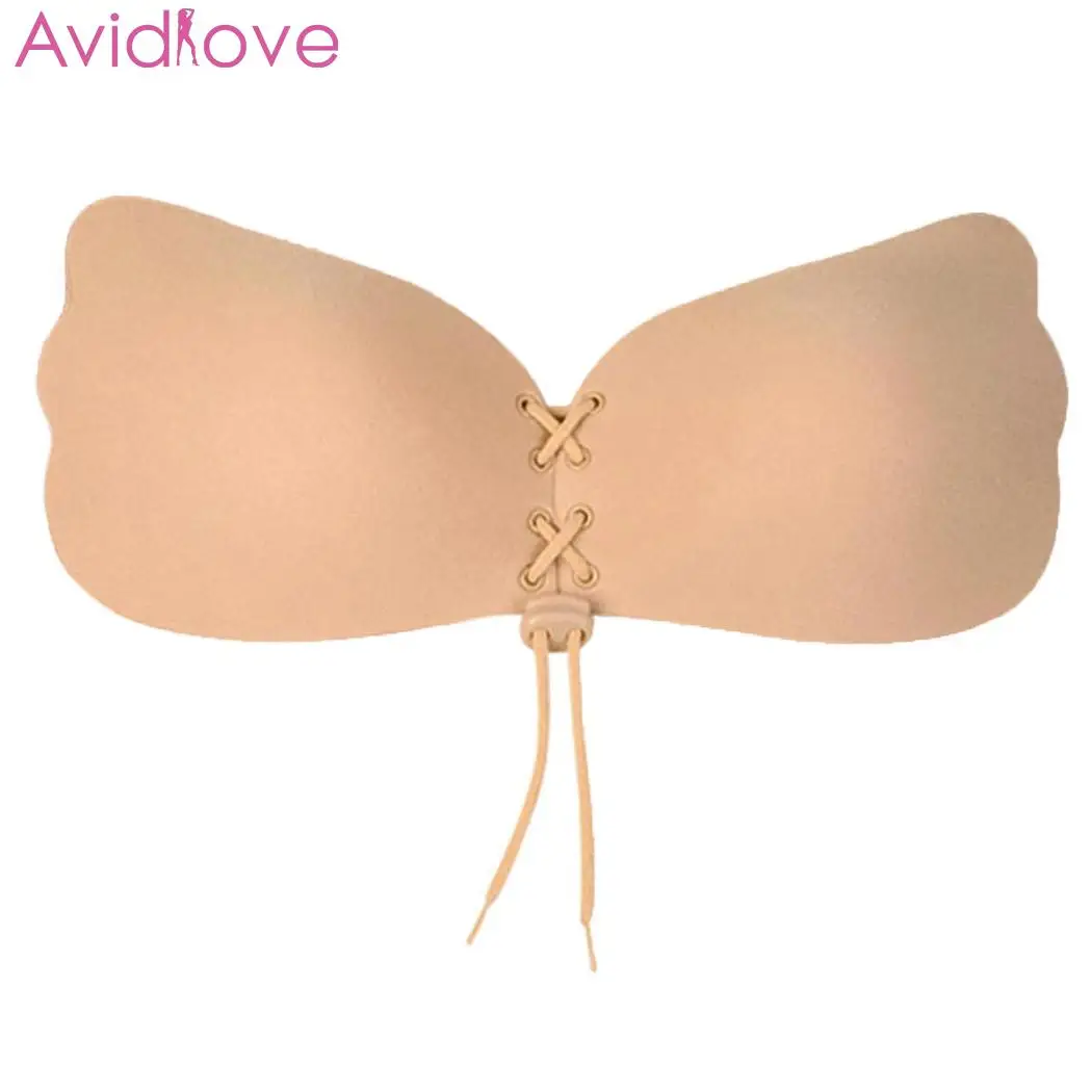 Avidlov Women Self Adhesive Strapless Bandage Backless Solid Bra Push Up Wedding Party Women's Underwear Invisible Bra 4 Colors
Avidlov Women Self Adhesive Strapless Bandage Backless Solid Bra Push Up Wedding Party Women's Underwear Invisible Bra 4 Colors