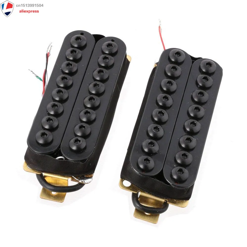Electric Guitar Pickup 2PCS Ceramic Magnet 8 String Guitar Humbucker Pickup Neck & Bridge Pickups Black
Electric Guitar Pickup 2PCS Ceramic Magnet 8 String Guitar Humbucker Pickup Neck & Bridge Pickups Black