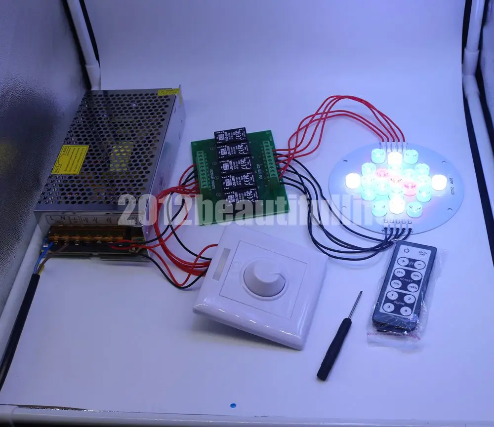 21 светодиодами 5 каналов Led лампа + ldd-350h 5up Драйвер + диммер + 24V 5A источника питания "сделай сам"
21 светодиодами 5 каналов Led лампа + ldd-350h 5up Драйвер + диммер + 24V 5A источника питания "сделай сам"