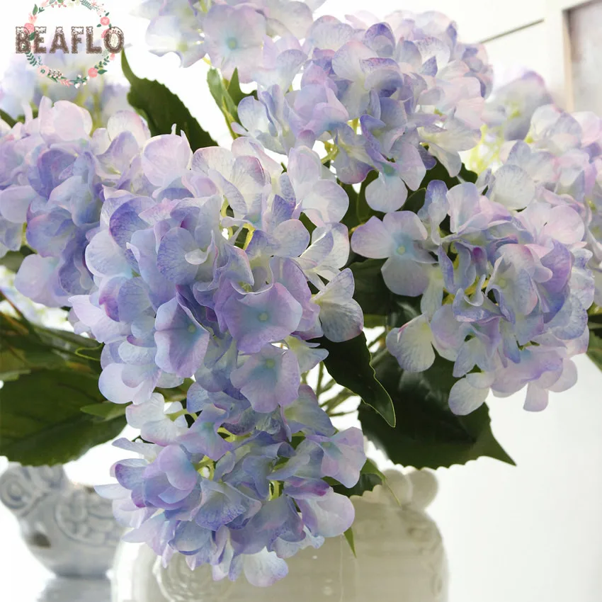 1Bunch 5 Heads Silicone Snowball Hydrangea Bouquet Artificial Flower Wedding Home Decorative Floristry 4 Colors
1Bunch 5 Heads Silicone Snowball Hydrangea Bouquet Artificial Flower Wedding Home Decorative Floristry 4 Colors