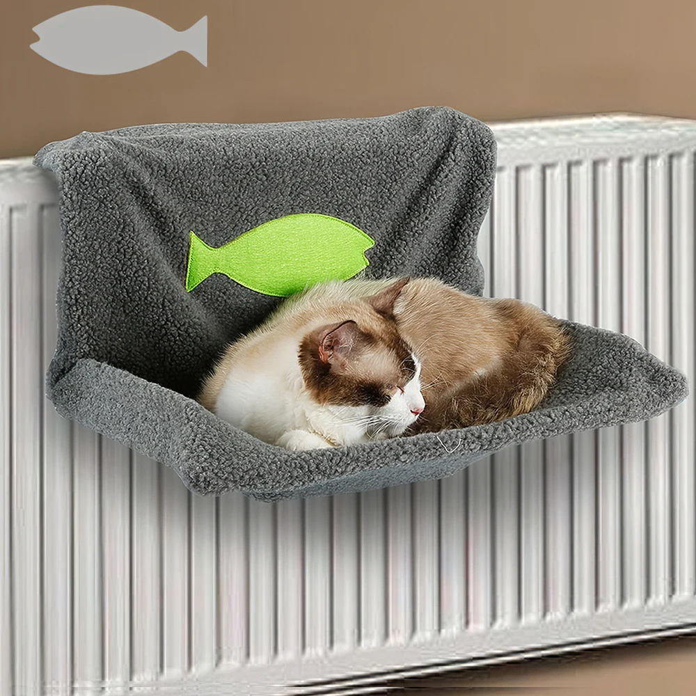 Cat Radiator Bed Railing Perch Hammock For Cats Puppy Dog Warm Fleece Bed Cat Window House 48 * 40 * 25cm
Cat Radiator Bed Railing Perch Hammock For Cats Puppy Dog Warm Fleece Bed Cat Window House 48 * 40 * 25cm