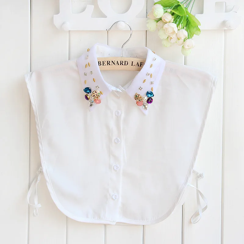 New Fashion Fake Collar Women White Shirt Necklaces Color Water Diamond Blouses False Collar Sweater Wholesale Drop Shipping
New Fashion Fake Collar Women White Shirt Necklaces Color Water Diamond Blouses False Collar Sweater Wholesale Drop Shipping