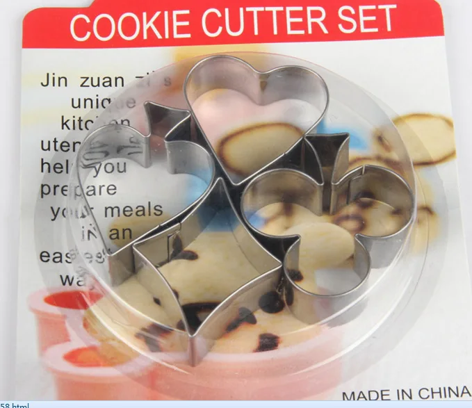 2458 Fried Eggs mould DIY model manual biscuit cake mold type baking cake poker hand cookie cutter set
2458 Fried Eggs mould DIY model manual biscuit cake mold type baking cake poker hand cookie cutter set