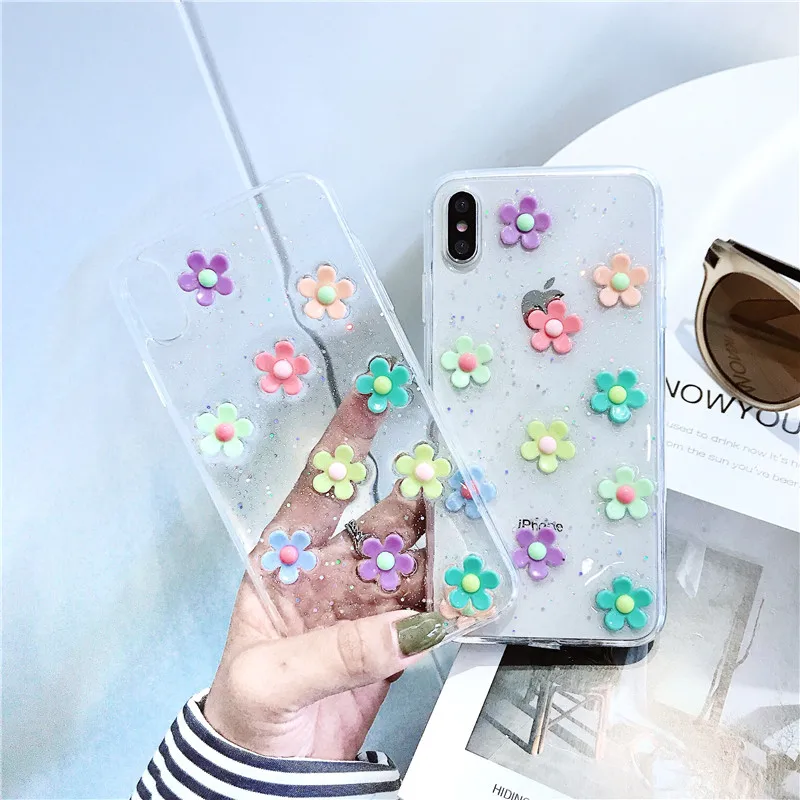New Summer Fresh Cute Coque for Iphone 7Plus Phone Case for Iphone Xr 6/6 Plus 8Plus X Xs Max Drop Glue Flower Clear Case Cover
New Summer Fresh Cute Coque for Iphone 7Plus Phone Case for Iphone Xr 6/6 Plus 8Plus X Xs Max Drop Glue Flower Clear Case Cover