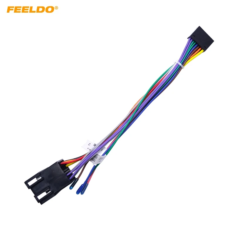 FEELDO 1PC 16P Car Head Unit Wire Harness Adapter For Volkswagen ISO OEM Car Radio Harness #FD2054
FEELDO 1PC 16P Car Head Unit Wire Harness Adapter For Volkswagen ISO OEM Car Radio Harness #FD2054