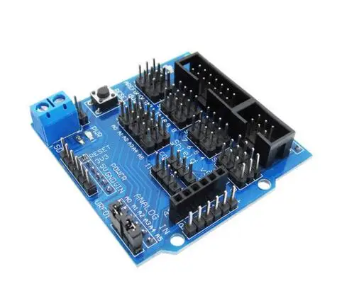 v5.0 Sensor Shield Sensor Shield V5 for ardui electronic building blocks robot accessories V5.0 expansion board
v5.0 Sensor Shield Sensor Shield V5 for ardui electronic building blocks robot accessories V5.0 expansion board