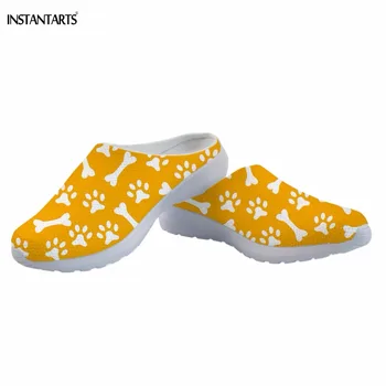 INSTANTARTS White Paws and Bone Pattern Women's Summer Beach Shoes Breath Outdoor Sandals for Adults Lightweight Orange Slippers
INSTANTARTS White Paws and Bone Pattern Women's Summer Beach Shoes Breath Outdoor Sandals for Adults Lightweight Orange Slippers