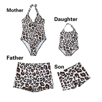 Family Matching Women Mother Father Daughter Son Leopard Swimwear Swimsuit Leopard Swimwear Swimsuit Beachwear
Family Matching Women Mother Father Daughter Son Leopard Swimwear Swimsuit Leopard Swimwear Swimsuit Beachwear