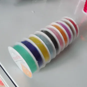 Free Shipping Wholesale 0.1mm (20Roll) Mixture Colour The elastic line Beading Wire Jewelry Findings Ropes/Cords
Free Shipping Wholesale 0.1mm (20Roll) Mixture Colour The elastic line Beading Wire Jewelry Findings Ropes/Cords