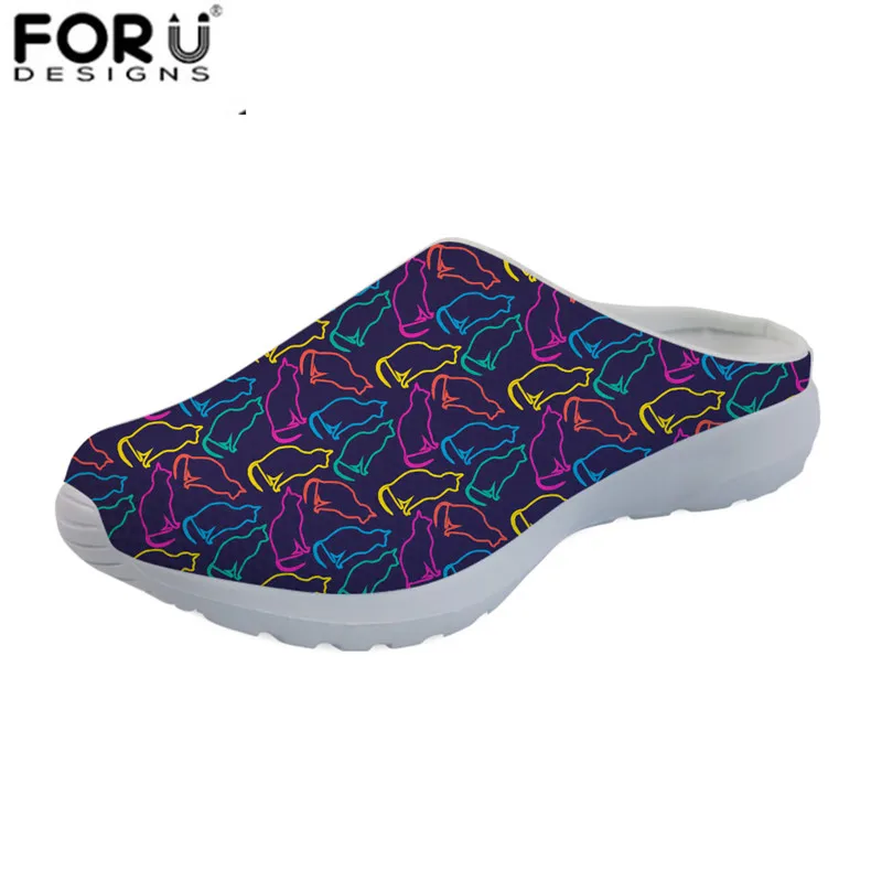 FORUDESIGNS Female Summer Sandals Cute Cartoon Cat Pattern Light Mesh Slippers for Women Casual Home Comfort Slip On Shoes Girls
FORUDESIGNS Female Summer Sandals Cute Cartoon Cat Pattern Light Mesh Slippers for Women Casual Home Comfort Slip On Shoes Girls
