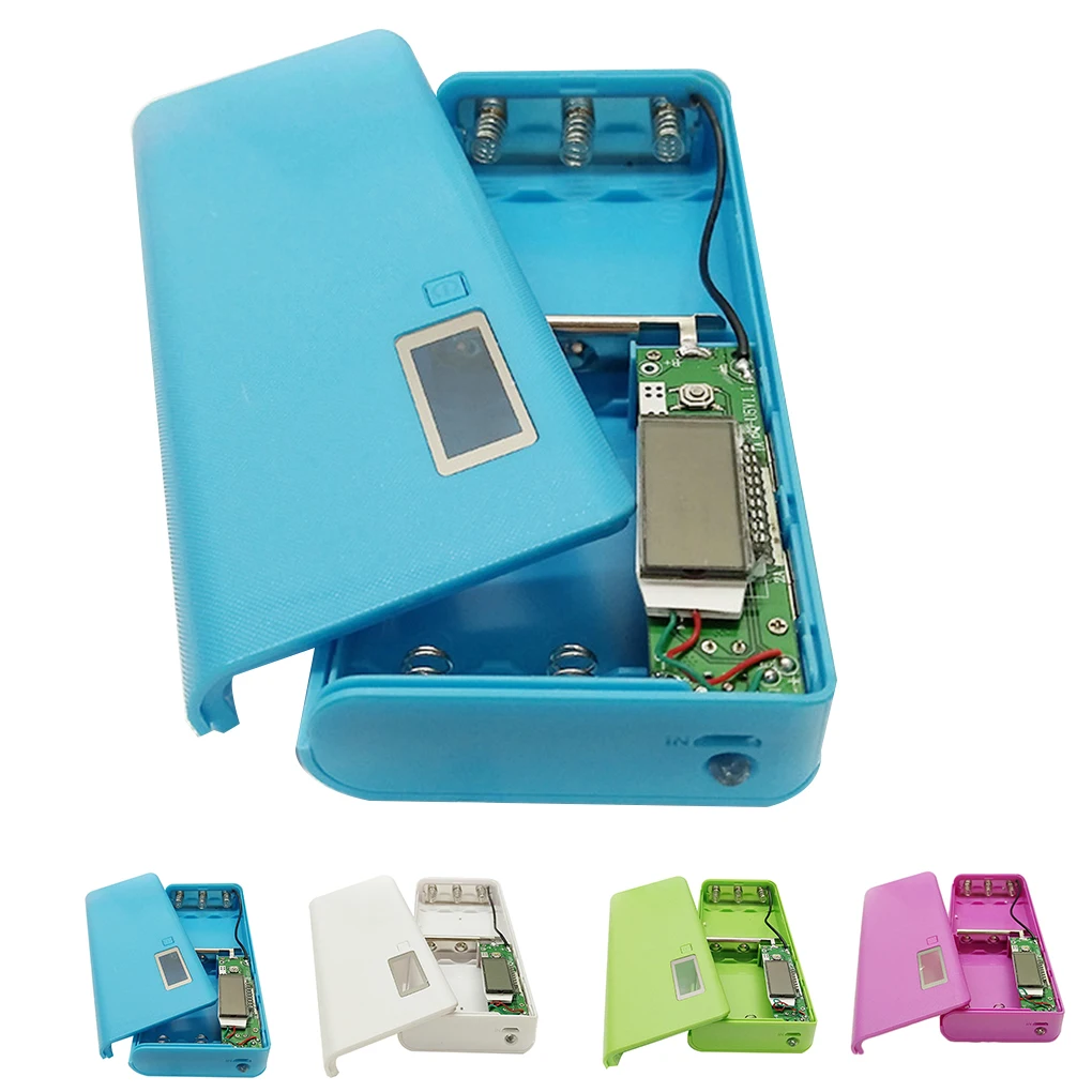 2A Dual USB 18650 Battery Holder Box Fast Phone Charger DIY Battery Bank Backup Charger Case LCD Display
2A Dual USB 18650 Battery Holder Box Fast Phone Charger DIY Battery Bank Backup Charger Case LCD Display
