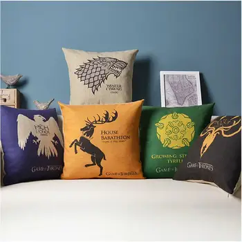 "Song of Ice and Fire" Rights game Family Badge cushion cotton pillow cushion for home Decor sofa cushions
"Song of Ice and Fire" Rights game Family Badge cushion cotton pillow cushion for home Decor sofa cushions