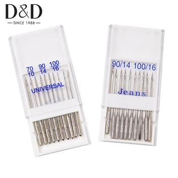 D&D 20pcs Home Sewing Machine Needles Sewing Needles Ball Point Head 70/10 90/14 100/16 DIY Jeans&General Sewing Accessory
D&D 20pcs Home Sewing Machine Needles Sewing Needles Ball Point Head 70/10 90/14 100/16 DIY Jeans&General Sewing Accessory