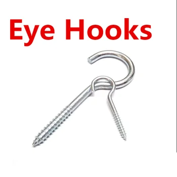 50pcs Silver Screw Hook Eye For Curtain Net Wire Hook Spiral Cup Hanging Light Carbon Steel For Hanging Lights Curtains 2.2*35
50pcs Silver Screw Hook Eye For Curtain Net Wire Hook Spiral Cup Hanging Light Carbon Steel For Hanging Lights Curtains 2.2*35