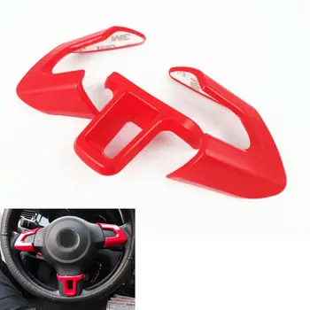 BBQ@FUKA 3x Chrome Red Steering Wheel Cover Trim Unique Car Styling Sticker Fit For VW Golf MK6 POLO Bora 2013 2014
BBQ@FUKA 3x Chrome Red Steering Wheel Cover Trim Unique Car Styling Sticker Fit For VW Golf MK6 POLO Bora 2013 2014