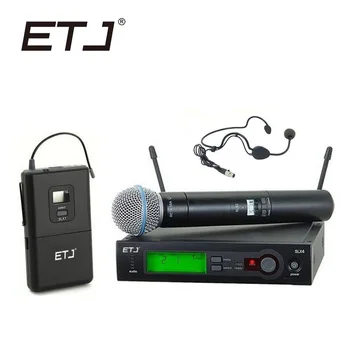 Free Shipping Top Quality SLX SLX24 BETA58/SM 58 UHF PRO WIRELESS MICROPHONE SYSTEM With Bodypack Cordless Lapel headset Mic
Free Shipping Top Quality SLX SLX24 BETA58/SM 58 UHF PRO WIRELESS MICROPHONE SYSTEM With Bodypack Cordless Lapel headset Mic