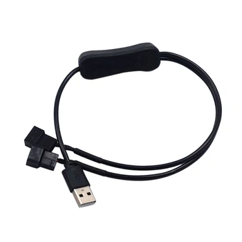 black 2 way 4 Pin Computer PC Fan Power Cable Connector Adapter 5V 40cm Connect 4pin fan to USB Adapter Cables
black 2 way 4 Pin Computer PC Fan Power Cable Connector Adapter 5V 40cm Connect 4pin fan to USB Adapter Cables