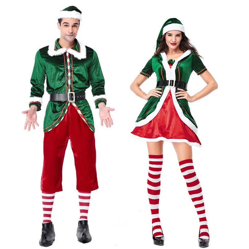 Cosplay&ware Corzzet Menampwomen Green Velvet Christmas Couples Elf Costume North Pole Santa’s Elves Fancy Dress Plus Size 17 Cosplay&ware Corzzet Menampwomen Green Velvet Christmas Couples Elf Costume North Pole Santa’s Elves Fancy Dress Plus Size -Cosplayware Store HTB1XYYhXE rK1Rjy0Fcq6zEvVXas.jpg