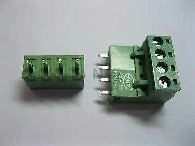 120 pc 5.08mm Straight 4 pin Screw Terminal Block Connector Pluggable Type Green
120 pc 5.08mm Straight 4 pin Screw Terminal Block Connector Pluggable Type Green