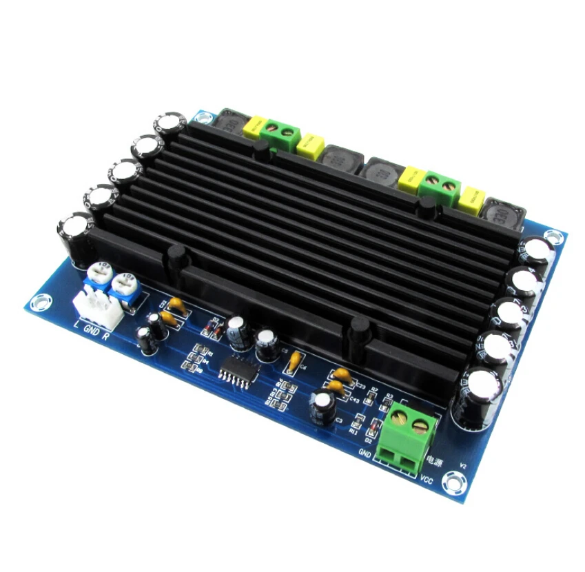 XH-M546 Preset pre-stage TPA3116D2 dual-channel 150W x 2 built-in sound ultra high power digital amplifier board C4-003
XH-M546 Preset pre-stage TPA3116D2 dual-channel 150W x 2 built-in sound ultra high power digital amplifier board C4-003