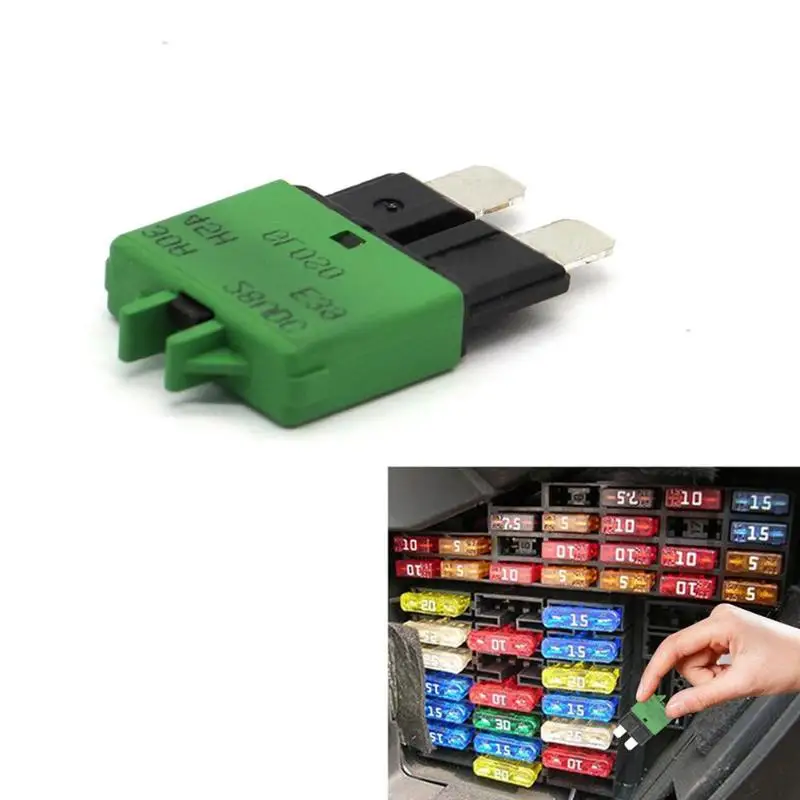 Manual Reset ATC Circuit Breaker Blade Fuse DC28V 30A for Car Motorcycle Truck Boat Auto Accessories
Manual Reset ATC Circuit Breaker Blade Fuse DC28V 30A for Car Motorcycle Truck Boat Auto Accessories