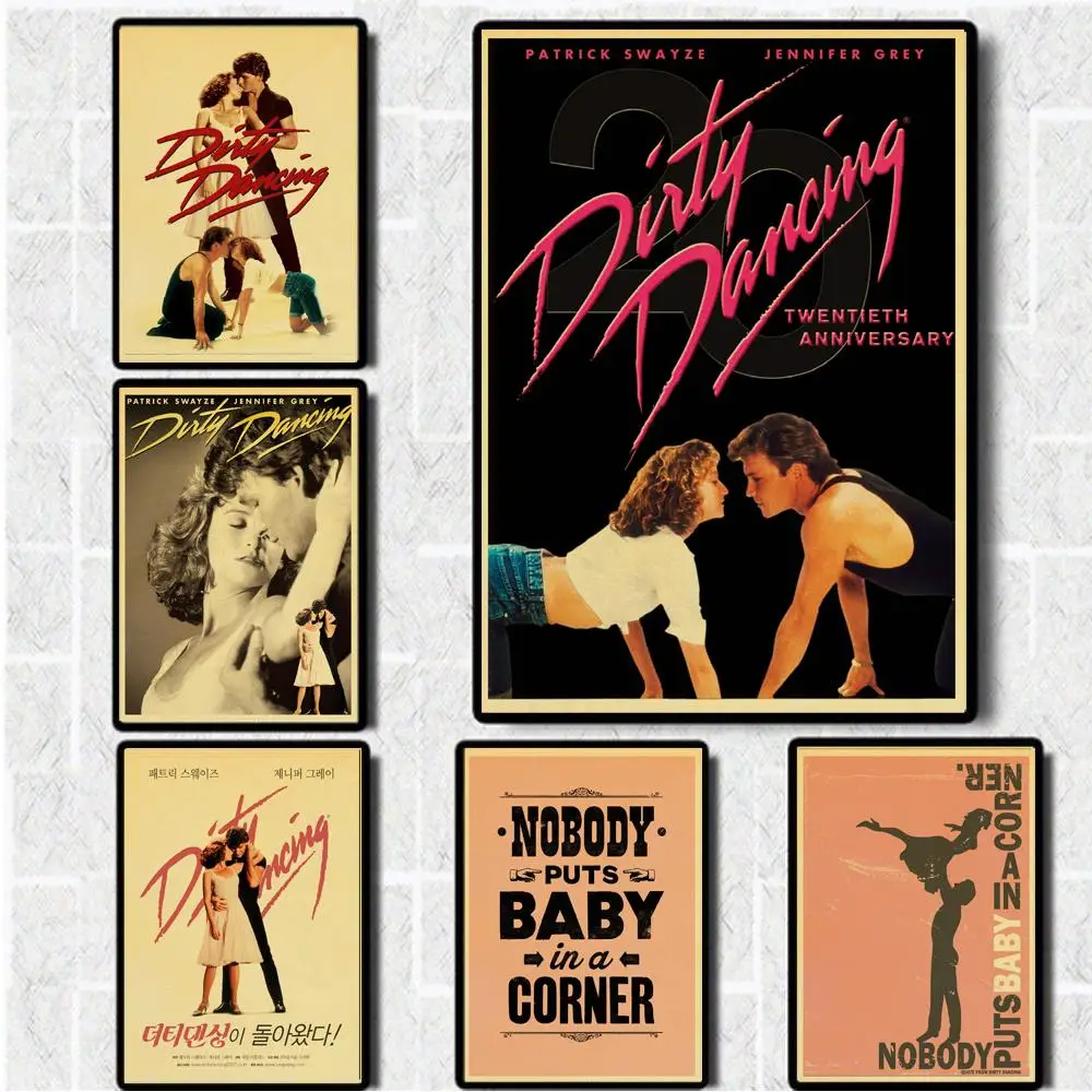 Classic Movie Dirty Dancing Poster For Room Decor Kraft Paper Vintage Printed Posters Art wall stickers
Classic Movie Dirty Dancing Poster For Room Decor Kraft Paper Vintage Printed Posters Art wall stickers