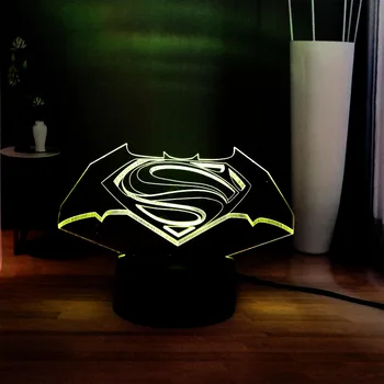 2019 Hot Sale LED USB Remote Night Light 3D Cool Superman Logo Diversification 7 Color Change Holiday Children Boy Birthday Gift
2019 Hot Sale LED USB Remote Night Light 3D Cool Superman Logo Diversification 7 Color Change Holiday Children Boy Birthday Gift