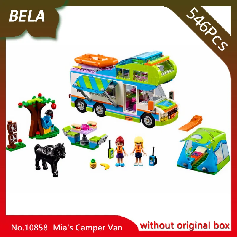Bela 10858 546pcs Girls Series Mia's Camper Van Building Block Bricks Toys Gifts Compatible With Legoings Friends 41339
Bela 10858 546pcs Girls Series Mia's Camper Van Building Block Bricks Toys Gifts Compatible With Legoings Friends 41339